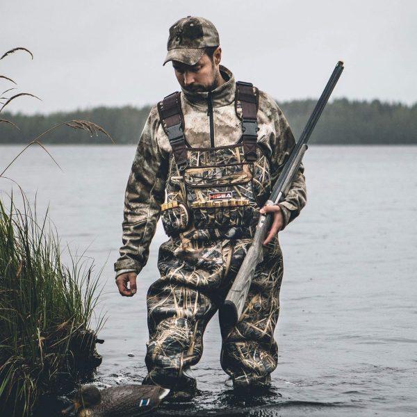 HISEA Hunting Waders, Chest Wader for Men with 600G Insulated Boots, 4.5mm Neoprene Waterproof Bootfoot Fishing Waders