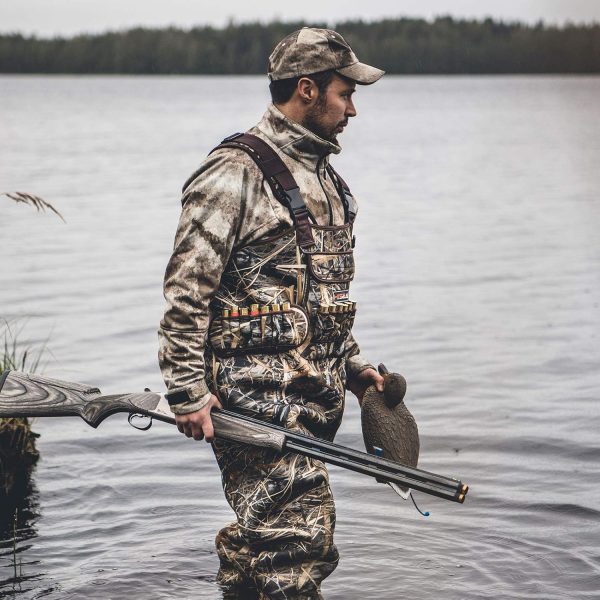 HISEA Hunting Waders, Chest Wader for Men with 600G Insulated Boots, 4.5mm Neoprene Waterproof Bootfoot Fishing Waders